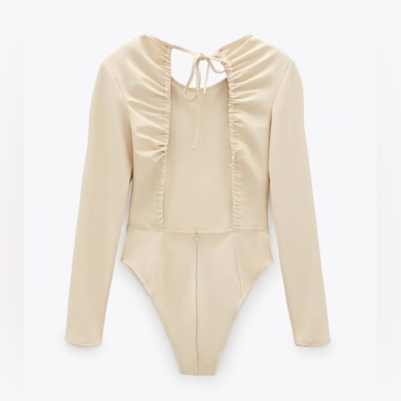 Zara Neoprene-Effect Bodysuit - Picture 1 of 11